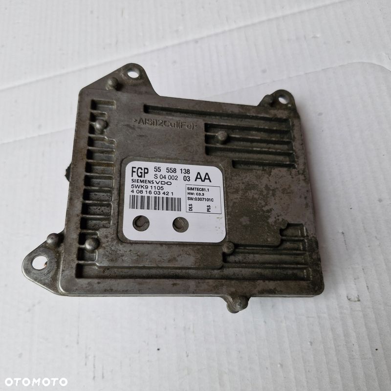 OPEL SIGNUM VECTRA C 2.2 KOMPUTER STEROWNIK SILNIKA 55558138 AA 5WK91105 - 1