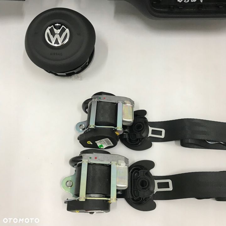 VW UP DESKA ROZDZIELCZA KONSOLA KOKPIT PULPIT PODUSZKI AIRBAG AIR BAG PASY KIT SET - 6