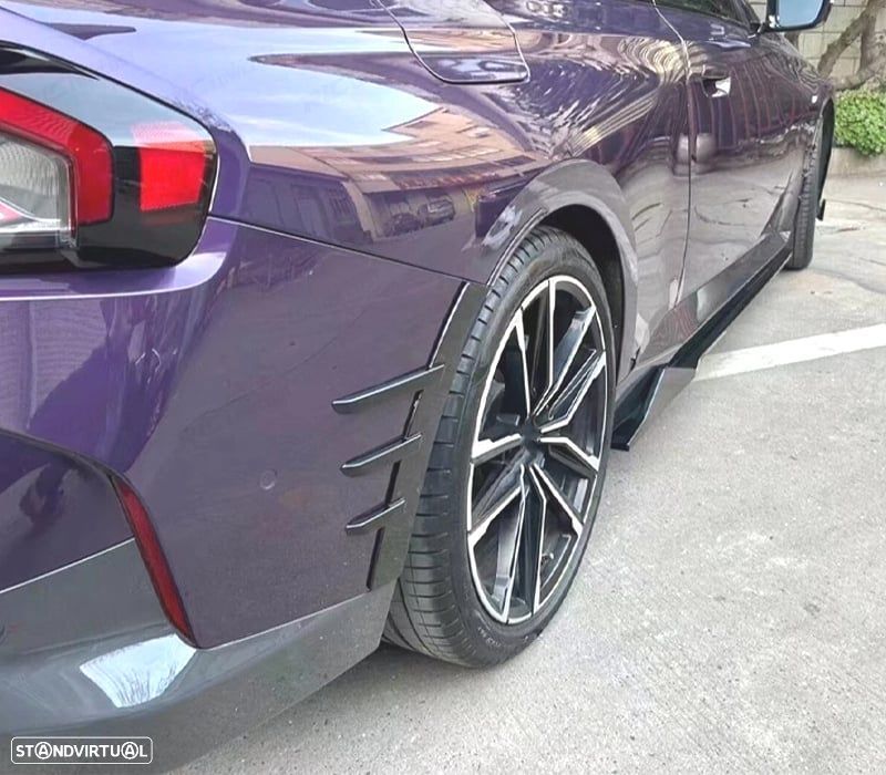 EXTENSÕES PARA-LAMAS BMW G42 22-24 LOOK M PERFORMANCE PRETO BRILHANTE - 3