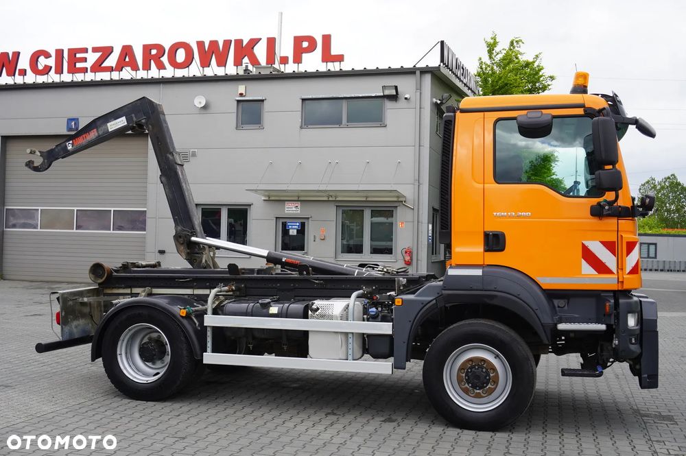 MAN TGM 13.290 / 4x4 / 30 tys. km!!! / hakowiec HIAB XR8S3250 / DMC 15 ton - 14
