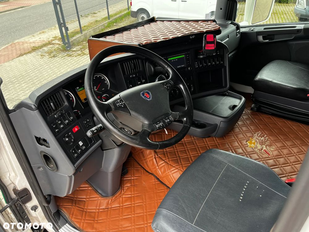 Scania R490 ZESTAW DO PRZEWOZU ŻYWCA/GUITTON/3 POKŁADY/DACH PODNOSZONY/OŚ PODNOSZONA SKRĘTNA/PRZEJAZDOWY - 19