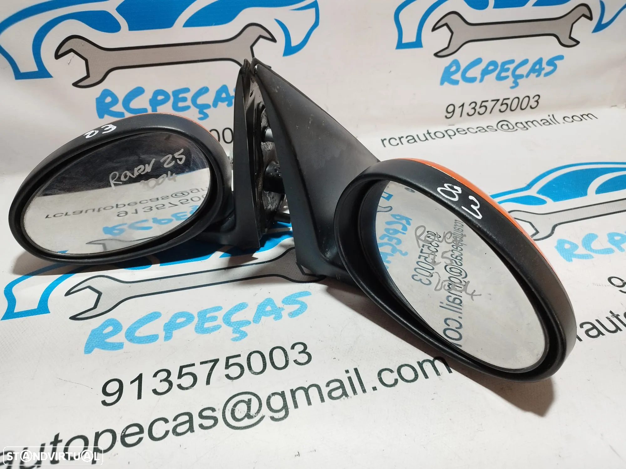 ESPELHO RETROVISOR ESQUERDO DIREITO ROVER 25 I 1 MK1 CRJ100210PMD CRJ100220PMD MG ZR ELETRICO AQUECIDO ESPELHOS RETROVISORES - 4