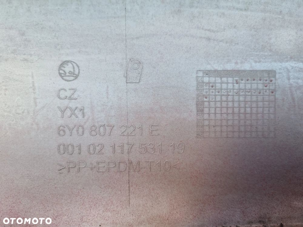 SKODA FABIA I 6Y LIFT ZDERZAK PRZEDNI PRZÓD - 7