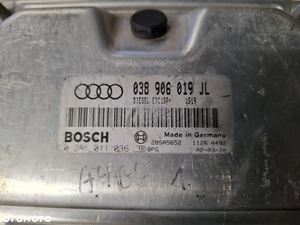 Sterownik Komputer Silnika 1.9tdi Audi OE 038906019JL - 2