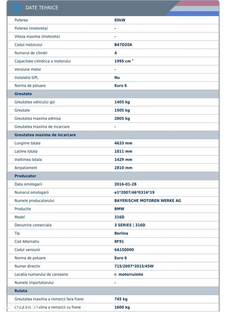 BMW Seria 3 316d Aut. - 5