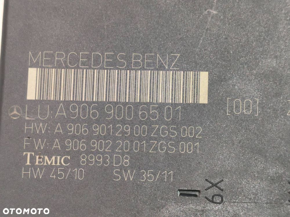 SKRZYNKA BEZPIECZNIKÓW MERCEDES SPRINTER W906 516 A9069006501 - 6