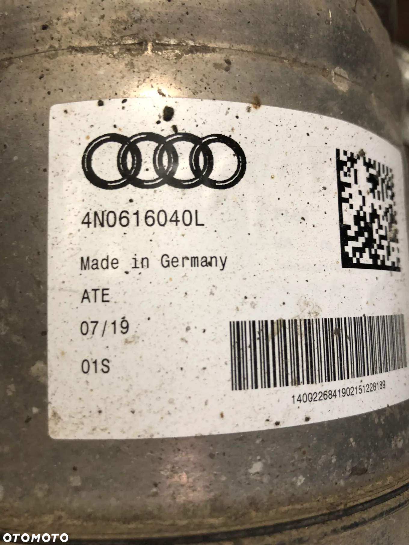AMORTYZATOR PNEUMATYCZNY LEWY LUB PRAWY PRZÓD  AUDI A8 D5 4N0616039L  4N0616040L  gwa!!! - 3