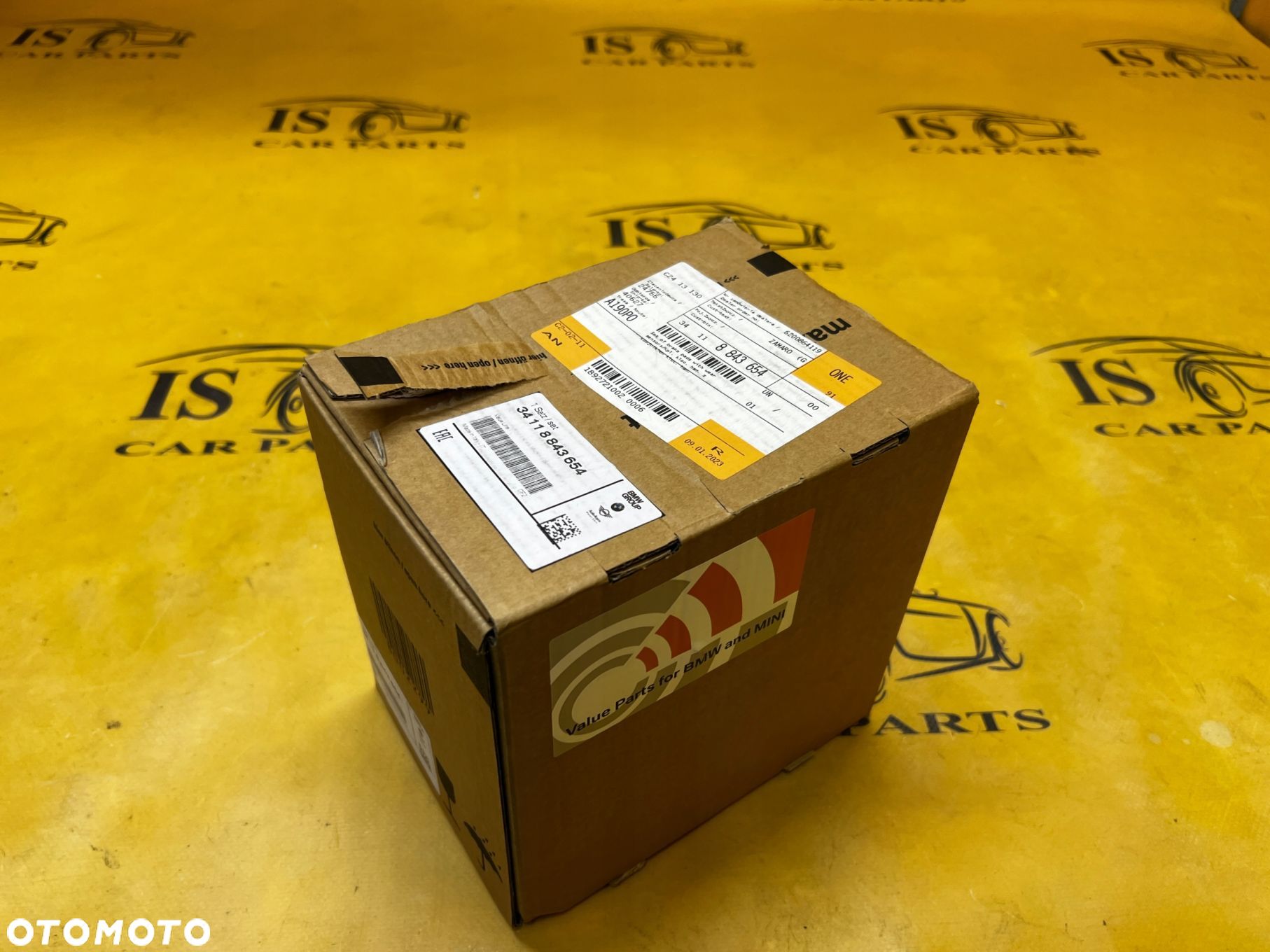 KLOCKI HAMULCOWE Z CZUJNIKIEM BMW 2 F45 MINI F54 F55 F56 F57 F60 NOWE OEM - 1