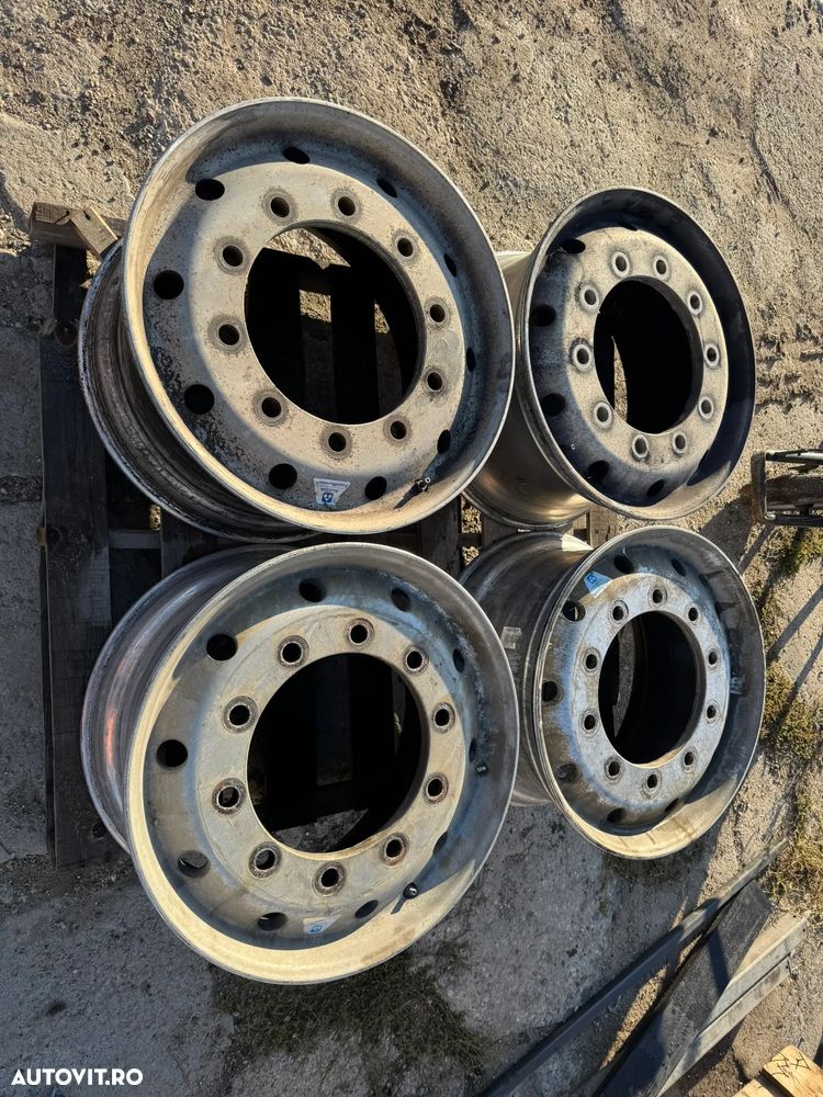 Jante 22.5 22,5 22 5 Alcoa BALON pentru fata NICHELATE sau ALUMINIU mat DIN DEZMEMBRARI - 5