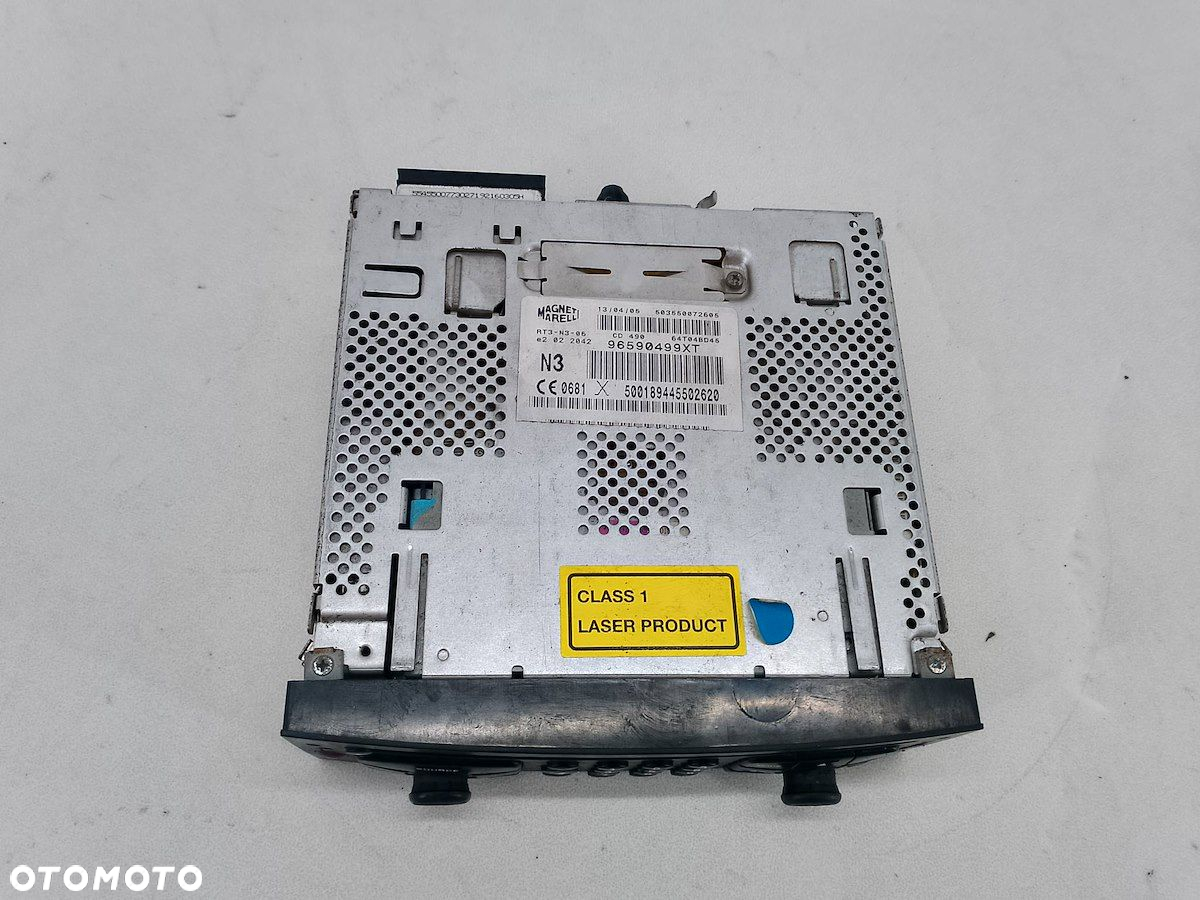 RADIO  PEUGEOT 307 CC 96590499XT  RT3-3N-06 - 2