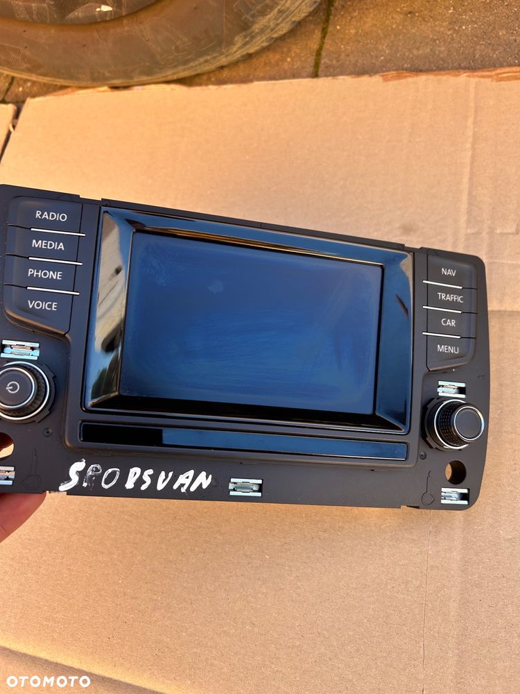 Volkswagen Golf VII Ekran 5G0919605D Wyświetlacz Seat Skoda Audi - 5