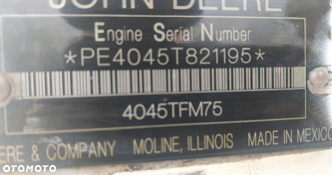 SILNIK SPALINOWY John Deere 4045 4045TFM75 4.5L 2861F PE4045T821195 MARINE  [ENG 3231] - 13