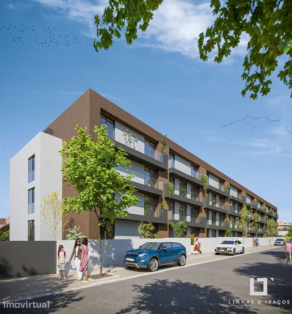 Apartamento T2 Novo c/Terraço (38m2) em Arcozelo - Grande imagem: 2/14
