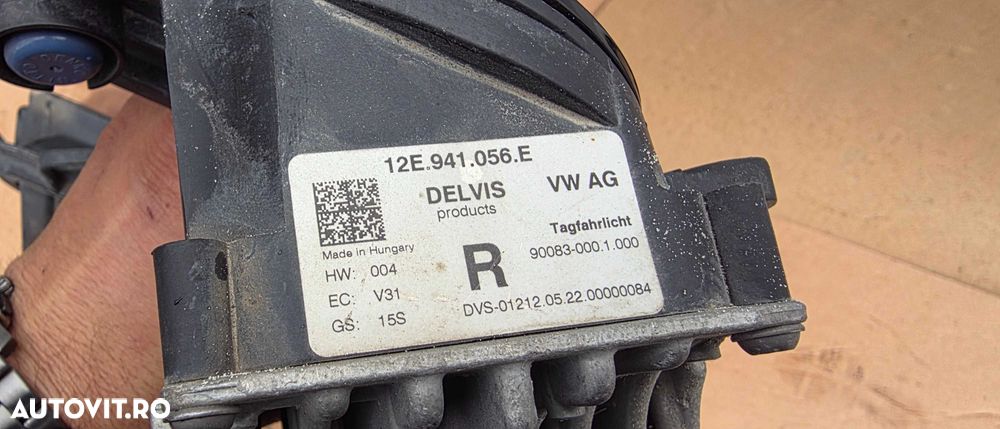 Proiector dreapta Lumini de zi DRL VW UP E-UP 2018 / 2019 / 2020 - 4