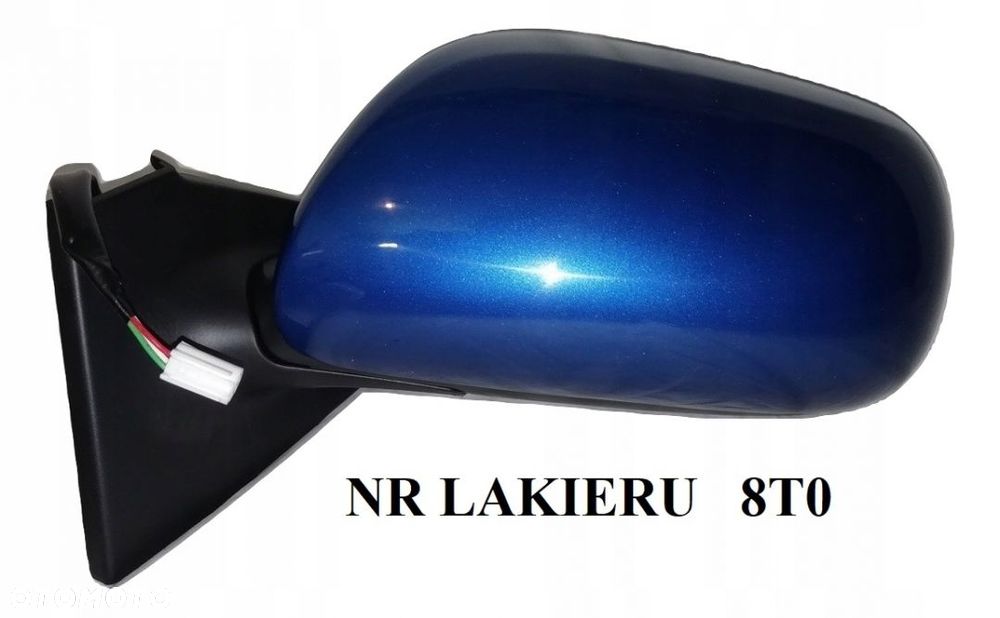 LUSTERKO TOYOTA YARIS I, II, III, IV  ELEKTRYCZNE 3, 5, 7, 9 PIN LUSTERKO DOWOLNY KOLOR PRAWE, LEWE - 6