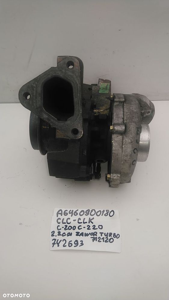 TURBINA 2.2 CDI 102KM 122KM 136KM 150KM CLC CLK C200 C220 A6460900180 742693 712120 - 6