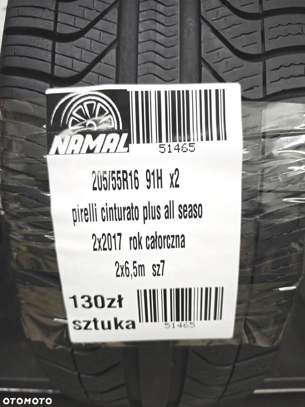 205/55r16 pirelli 2017 opony całoroczne 6,5mm 51465 - 10