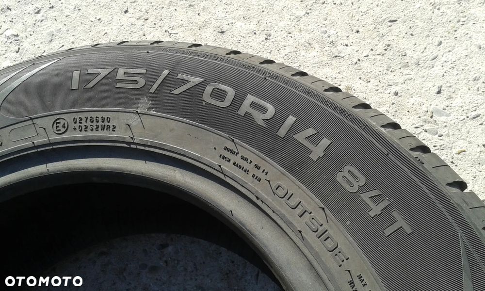 14” - NOKIAN - 175/70 r14 cali – LETNIE  Opony iLine - stan: BDB - Gwarancja + Możliwy MONTAŻ  !! - 2