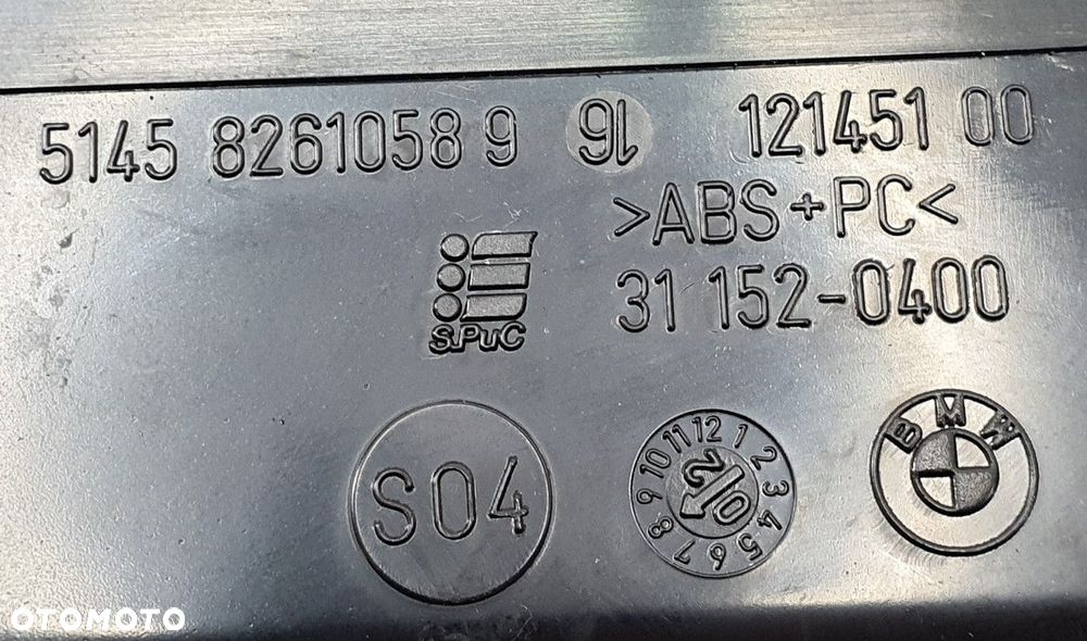 SCHOWEK KONSOLI BMW 7 E65 8261058 - 6