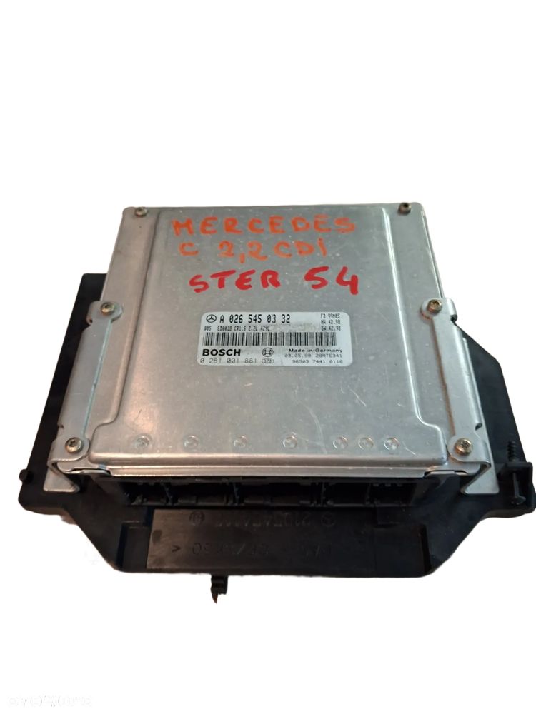 Sterownik Silnika ECU Komputer ASR MERCEDES E KLASA W210 A0265450332 0175457332 - 1