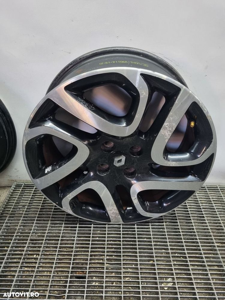 Jante aliaj Renault Captur 2013 - 2017 (1513) R17 4*100 ET40 - 5
