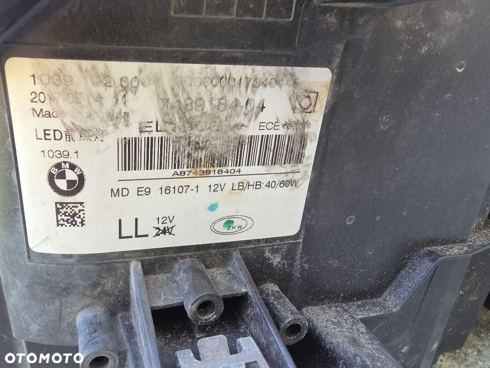 BMW 5 G30 G31 Lampy przód Full Led Basic Led 7439183-04 7439184-04 - 16