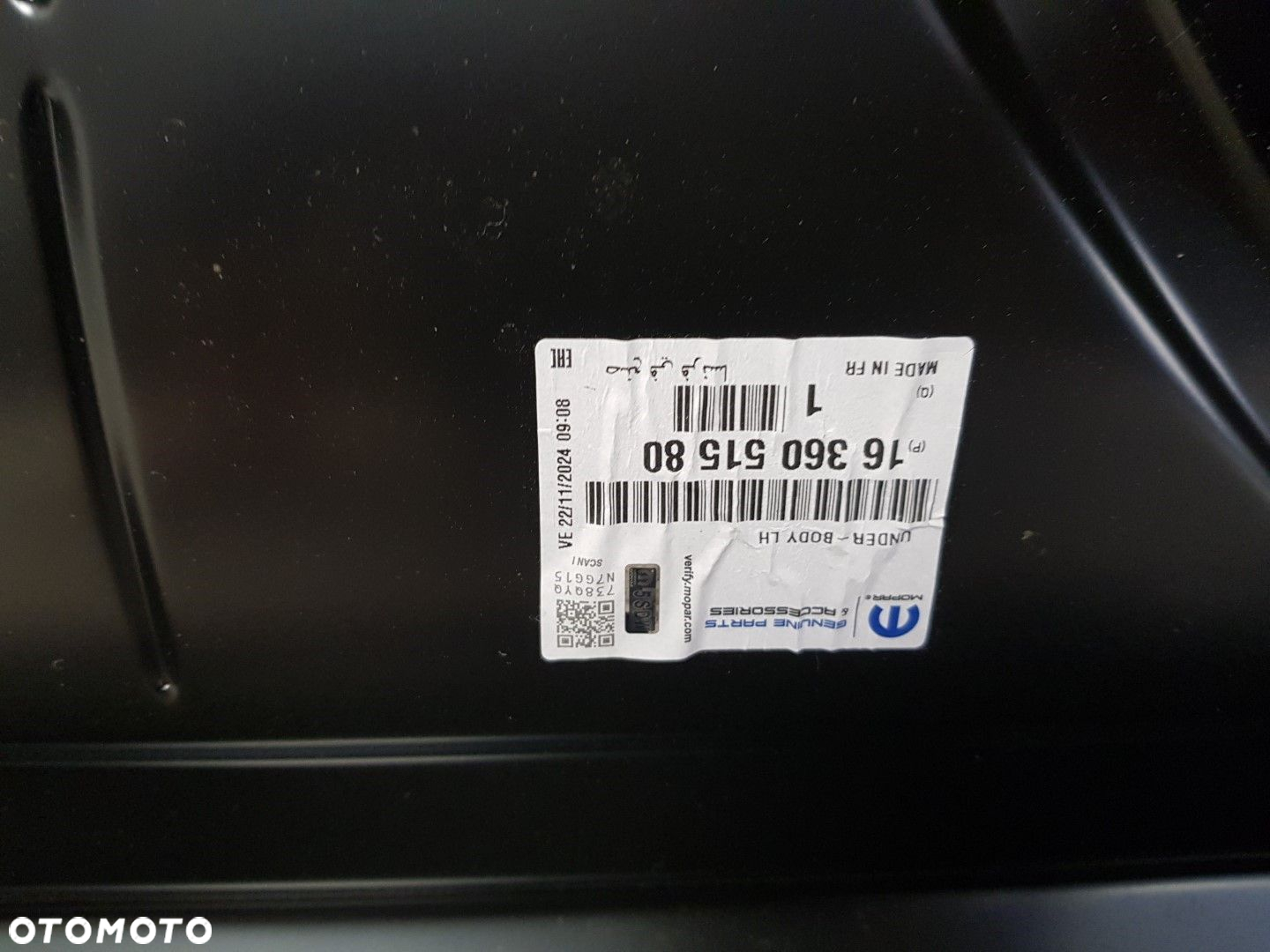 FABRYCZNIE NOWY ORYGINALNY PRÓG LEWY PEUGEOT 508 2 II 18-25 1636051580 - 6
