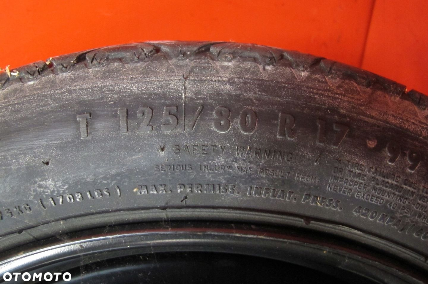 ALFA ROMEO 159 BRERRA SPIDER KOŁO DOJAZDOWE 17 5x110 ET25 125/80R17 - 5