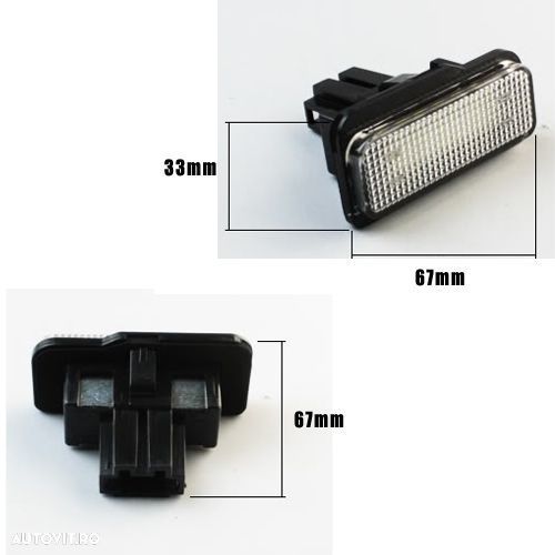 Set lampa LED numar MERCEDES BENZ E – Class W211, CLS W219, SLK R171 C - 7