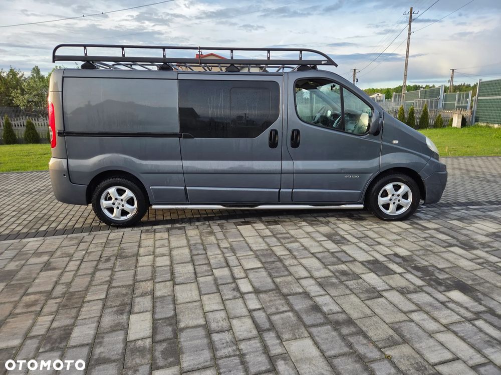 Renault TRAFIC LONG KLIMA TEMPOMAT ORYGINAŁ DUBEL KABINA ZADBANY FULL OPCJA DOPOSAŻONY - 3