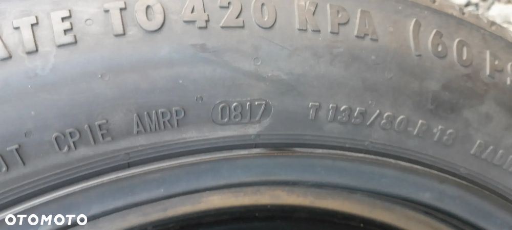 PEUGEOT 508 CITROEN C5 III X7 KOŁO DOJAZDOWE 135/80R18 18H2ET32 - 3