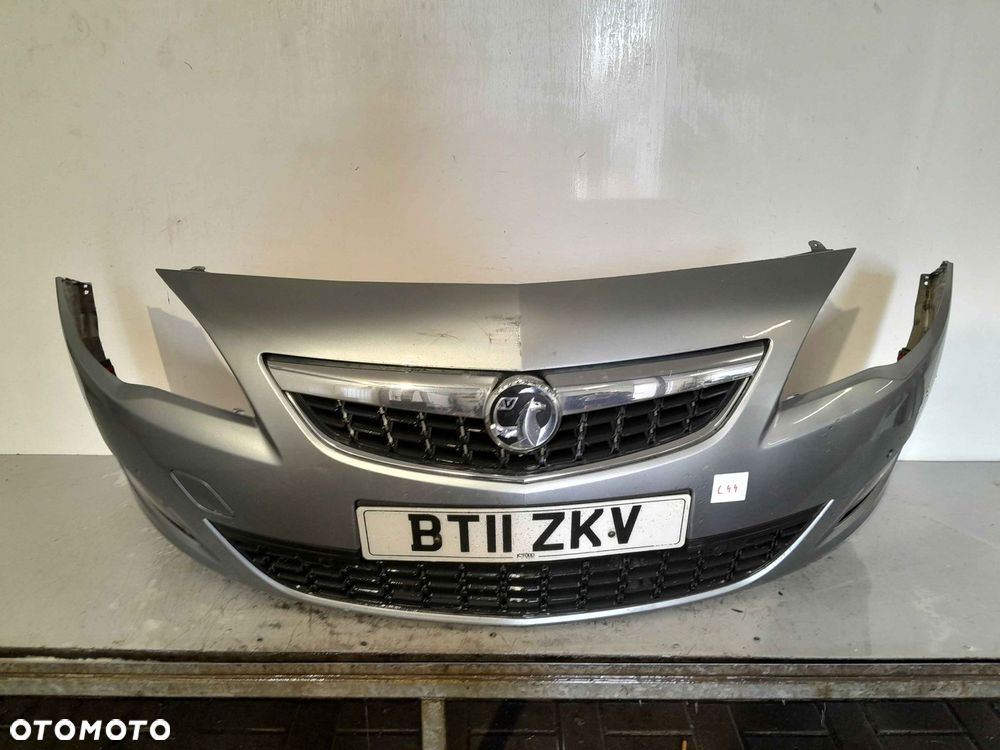 @ ZDERZAK PRZÓD PRZEDNI | OPEL ASTRA J IV 4 HALOGENY SZARY - 1
