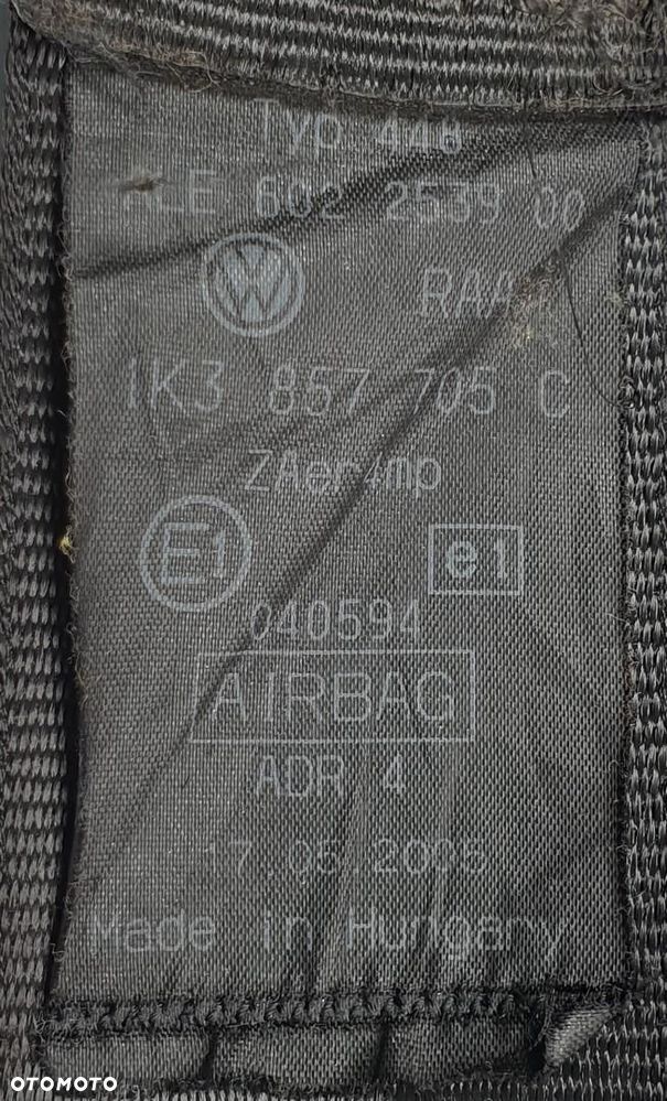 PAS NAPINACZ BEZPIECZEŃSTWA LEWY PRZÓD PRZEDNI VW GOLF V 1K3857705C EU - 2