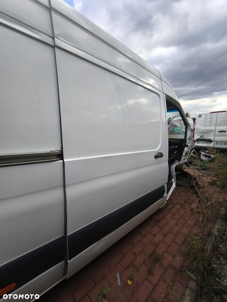 Drzwi prawe przesuwne bok Sprinter w910 910 Mercedes-Benz białe - 1