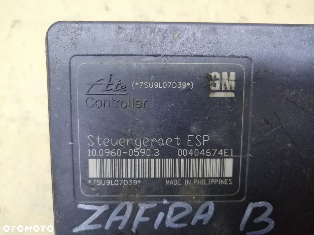 Opel Zafira B pompa sterownik abs 13244860 - 7