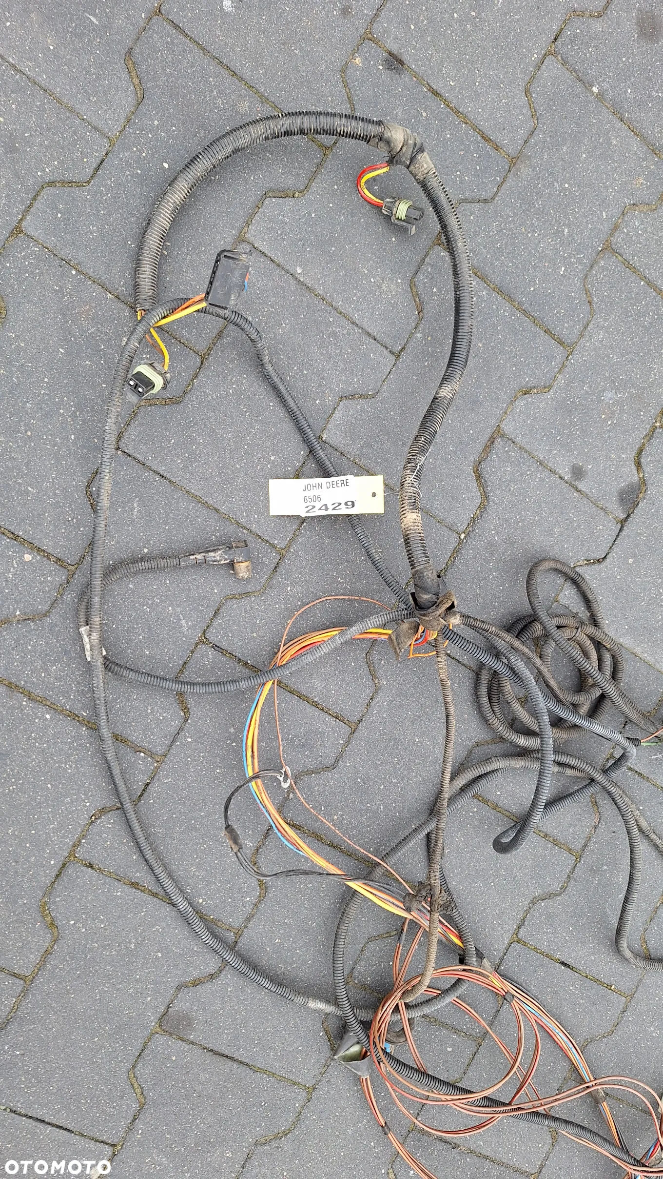 John Deere seria 6000, 6600 6400 6300 6506  instalacja elektryczna wiazka kabiny 6800 - 2