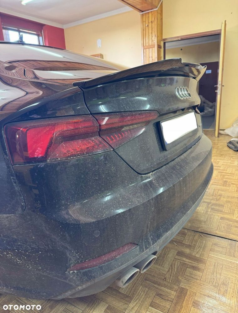 Audi A5 F5 Lotka Spoiler Tylna Dokładka Klapy M4 look Czarny Połysk - 2