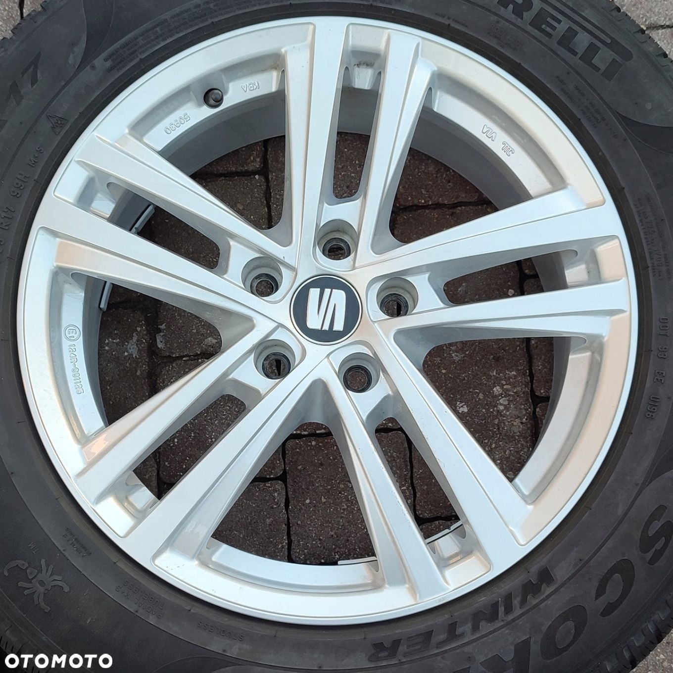 Felgi Aluminiowe Seat Ateca Leon Tarraco 17 cali 5x112 Et40 Ø57,1mm - 3