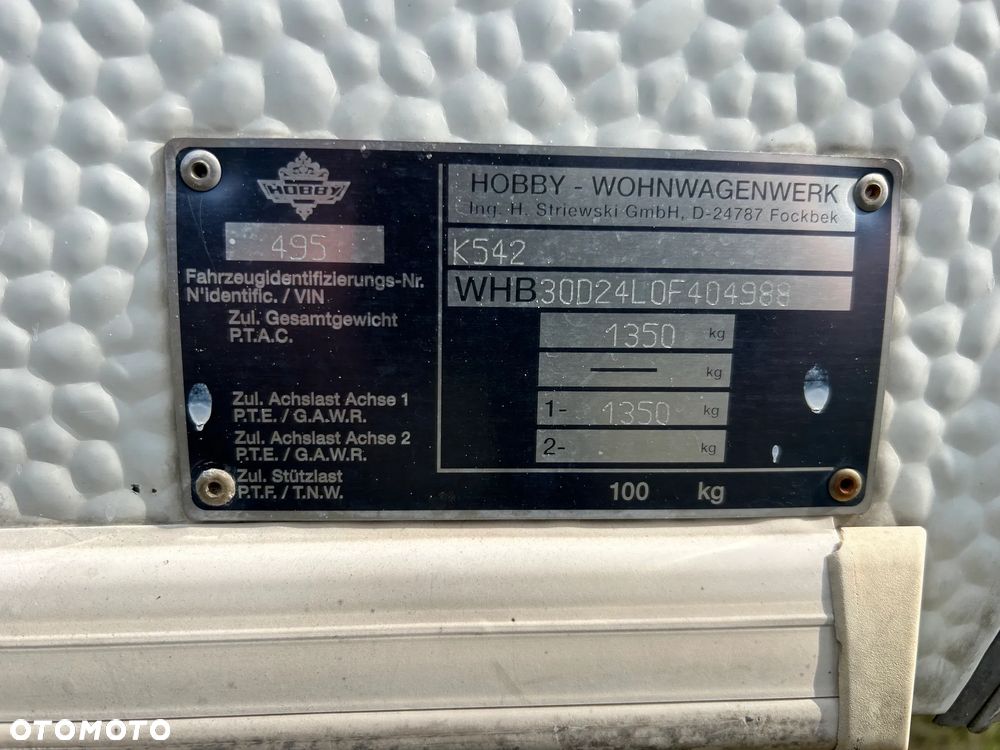 Hobby 495 z przedsionkiem i napędem - raty - 26