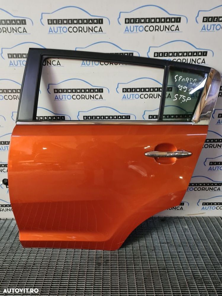 Usa Stanga Spate Kia Sportage III 2010 - 2016 SUV 4 Usi PORTOCALIU DM (991) MICA ... - 1