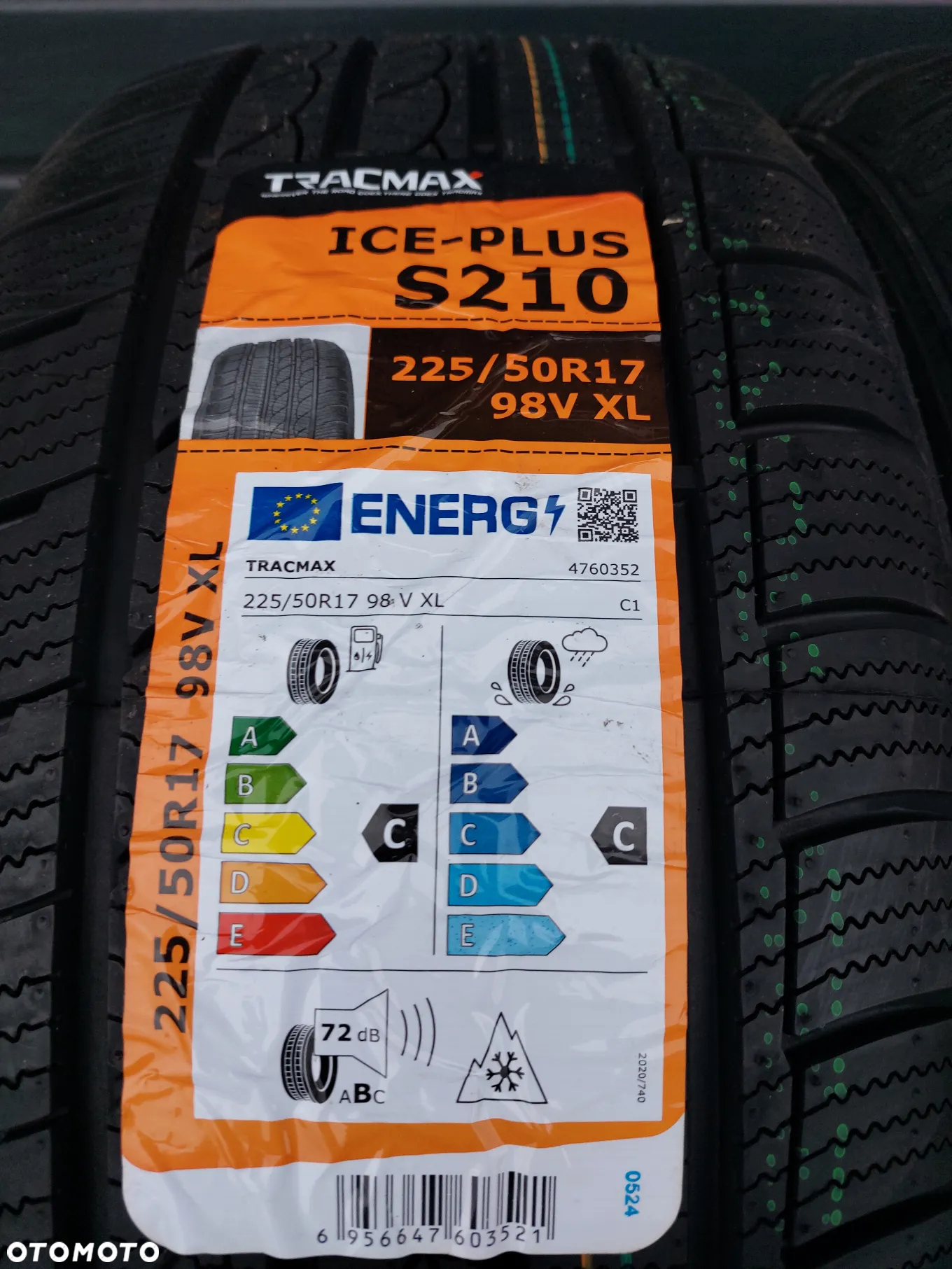 225/50 R17 OPONY ZIMOWE TRACMAX ICE-PLUS S210 DOT24 - 3