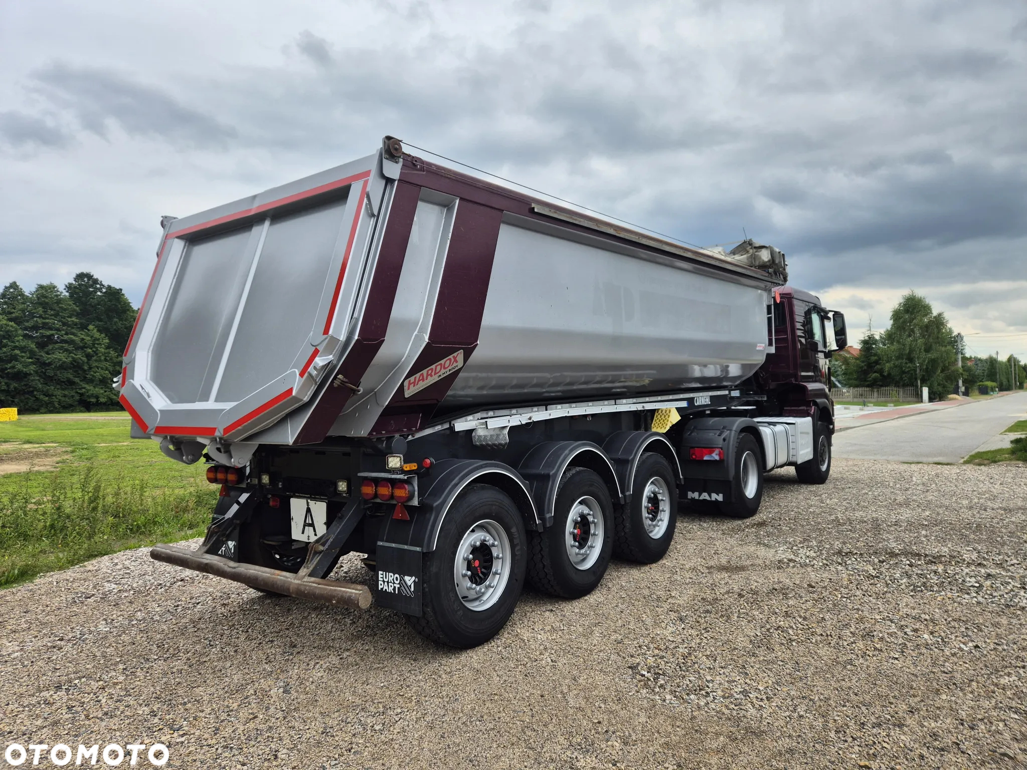 MAN TGS 18.470 4X4 Reduktor Most Zestaw Patelnia Wywrotka Euro6 Carnehl Ciągnik siodłowy Naczepa Hydraulika Mulda - 8