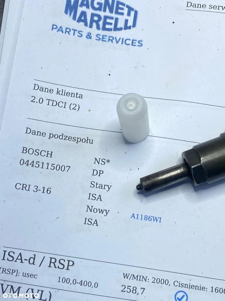 WTRYSKIWACZ TEST 2.0 DCI 0445115007 WTRYSK IMA RENAULT TRAFIC VIVARO LAGUNA  0986435350 0445115084 0986435350 0986435426 - 3