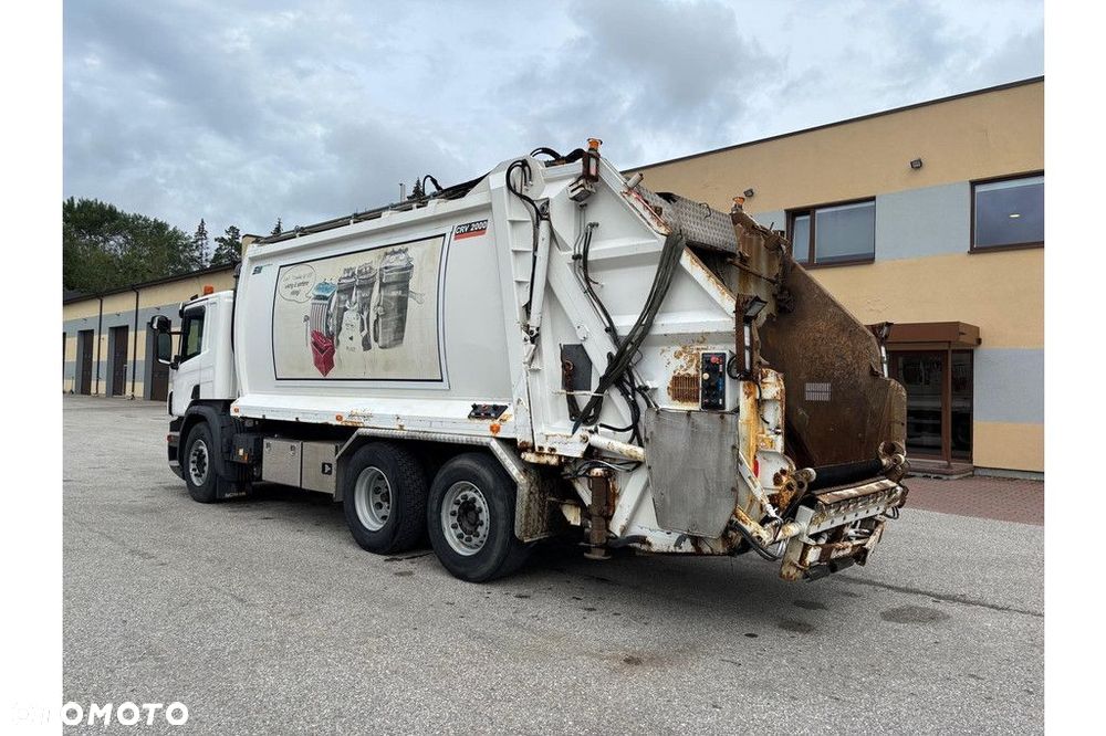 Scania P410 6x2*4 + Kaoussis CRV2000 20 m3 + CRANE ECO 806 - 8