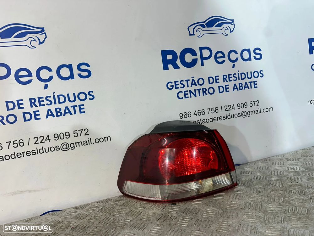 .Conjunto Farolins Tras Traseiro Esquerdo Direito Original Volkswagen VW Golf 6 Mk6 5k0945096M 5k0945095M 2008 - 2013 - 10