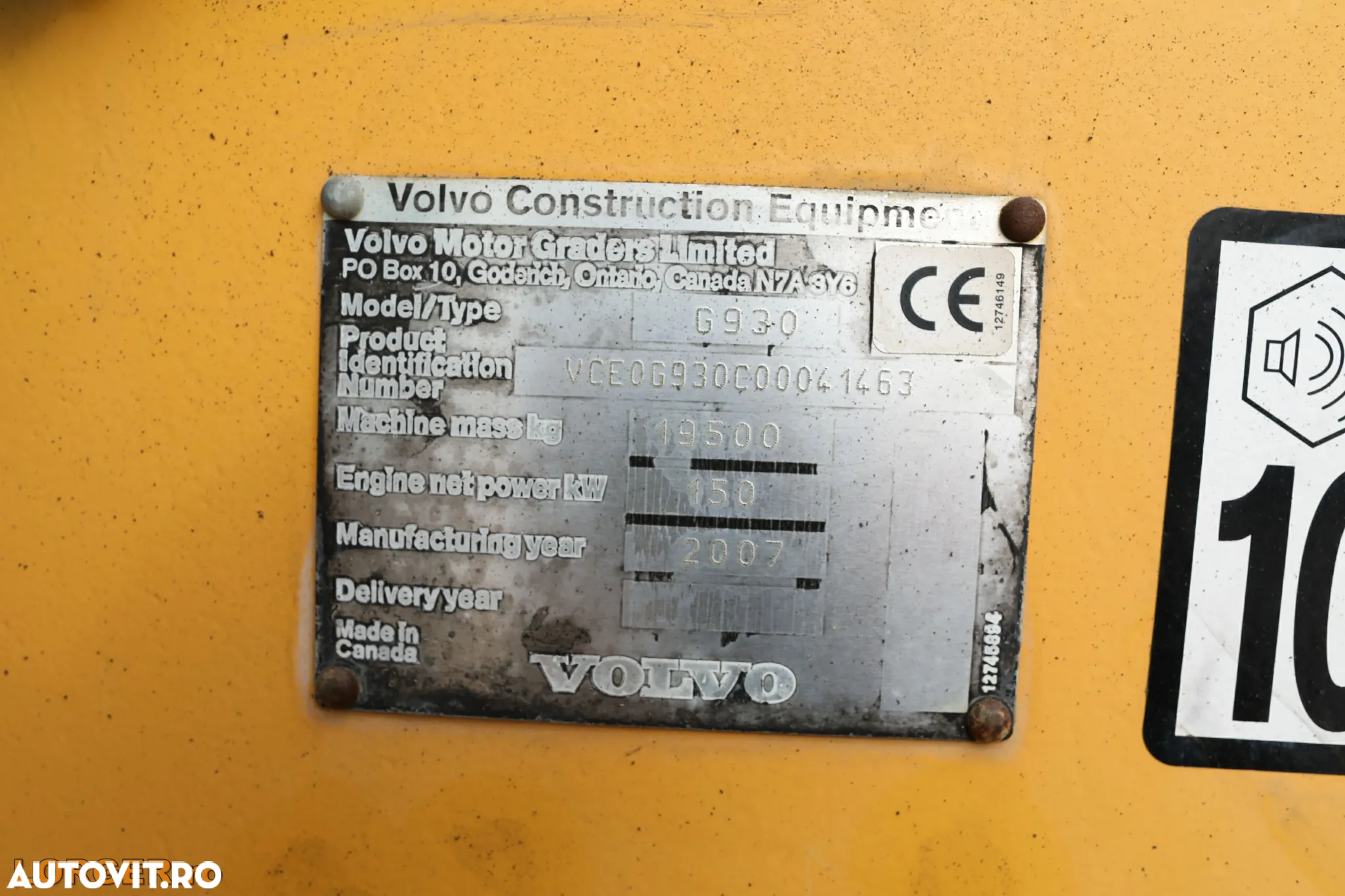 Volvo G930 - 21