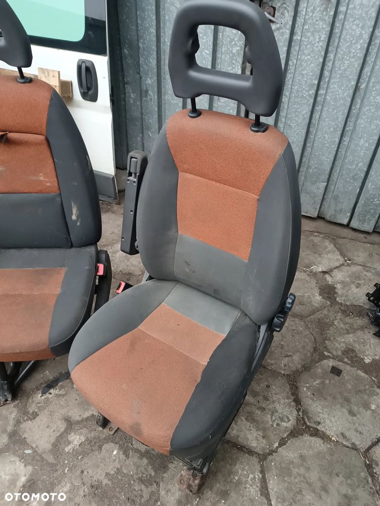 FIAT DUCATO BOXER JUMPER 06-14 KOMPLET FOTELI PRZÓD LEWY KIEROWCY PASAŻERA - 2