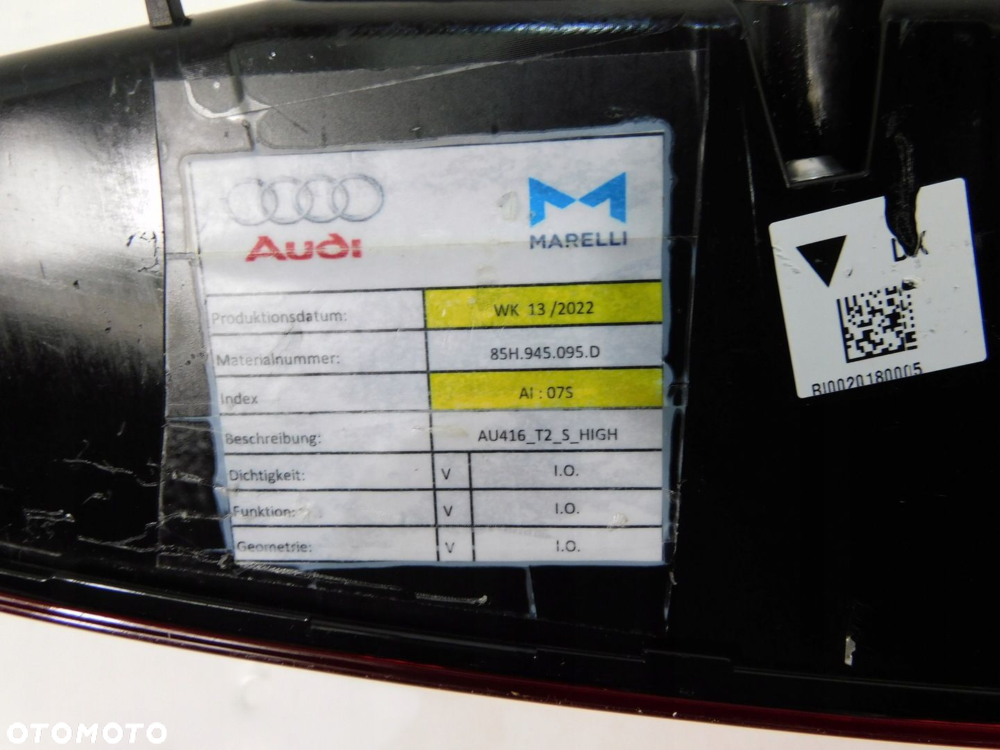AUDI 85H LAMPTY TYŁ BLENAD KOMPLET MATRIX OLED - 12