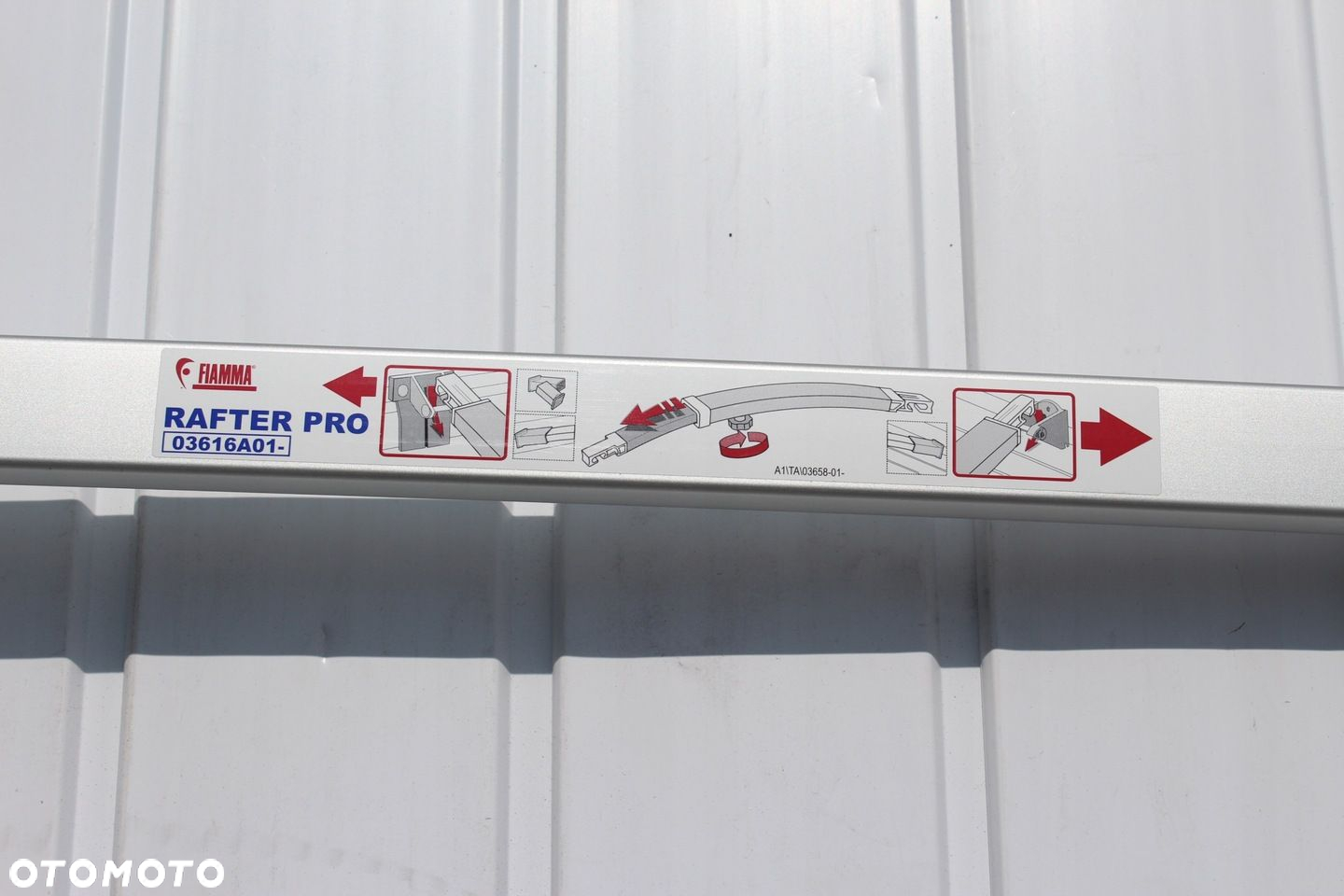 RAFTER PRO DRĄŻEK TELESKOPOWY MARKIZY FIAMMA F45/F65/F80 142-265cm - 5