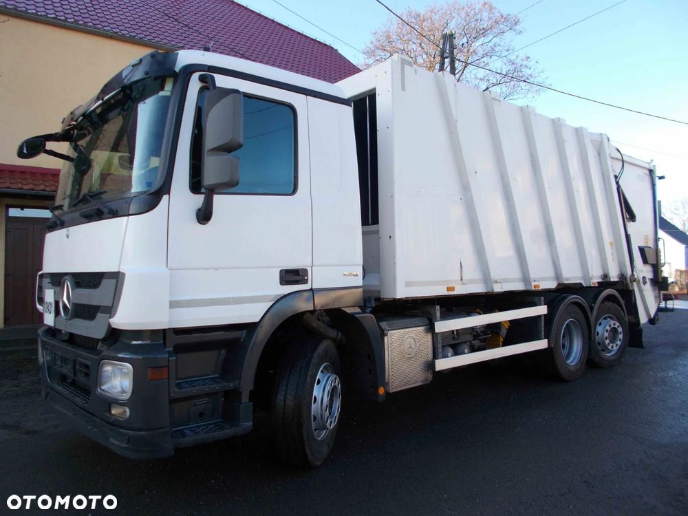 Mercedes-Benz ACTROS 2013r ŚMIECIARKA FAUN VARIOPRESS 24m3 - 1